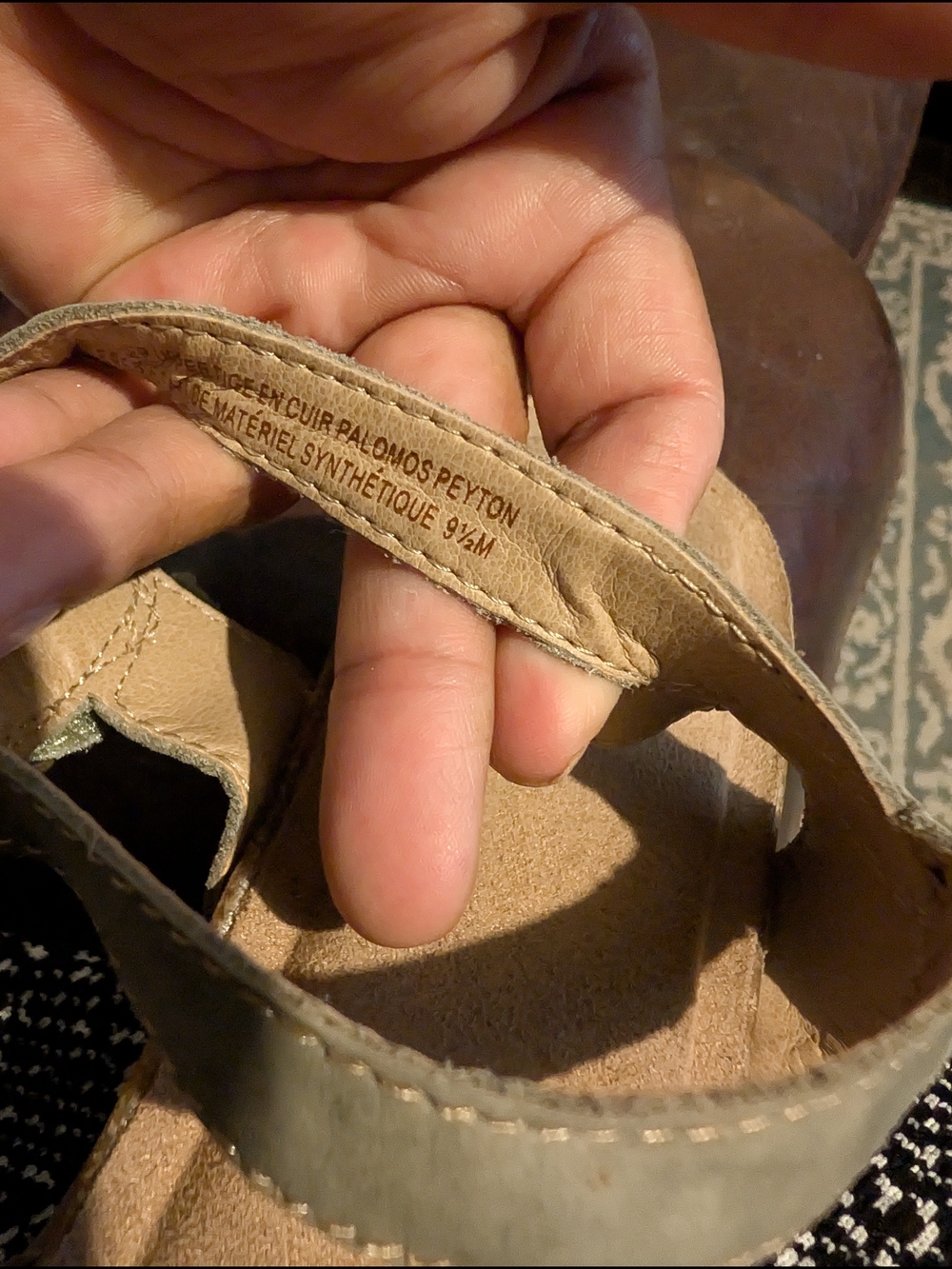 Earth Women's Blush Taupe Strappy Closed-Toe Ankle Strap Flats - Picture 6 of 7